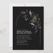 Invitation Sweet Floral Arch Mariage Lilac ID998 (Devant)