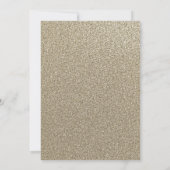 Invitation Sweet Floral Sparkle Confetti fête de 20e annivers (Dos)