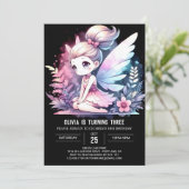 Invitation Sweet Fun Fairy Anniversaire (Debout devant)