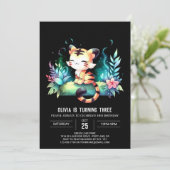 Invitation Sweet Fun Tiger Anniversaire (Debout devant)