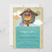 Invitation Sweet Home -Joli Thème Striped & Polka Dot (Devant)