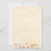 Invitation Sweet Little Citrouille Boho Deuxième anniversaire (Dos)