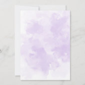 Invitation Sweet Little Citrouille Purple Rose Baby shower fi (Dos)