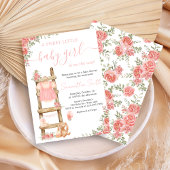 Invitation Sweet Little Girl Boho Baby shower