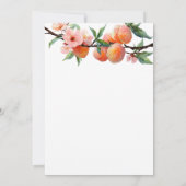 Invitation Sweet Little Peach Baby Shower (Dos)
