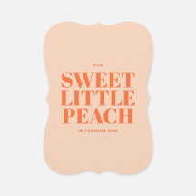 Sweet Little Peach Girl Premier anniversaire
