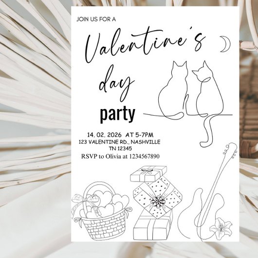 Invitation Sweet Love Valentine’s Day Event Party