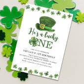 Invitation Sweet Lucky One Birthday Party