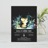 Invitation Sweet Magique Tiger Anniversaire (Debout devant)
