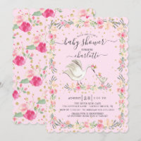 Sweet Maman & Baby Swan Baby shower