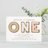 Invitation Sweet ONE 1er anniversaire (Debout devant)