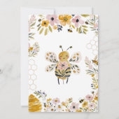 Invitation Sweet One Bee Photo Thank You Card (Dos)