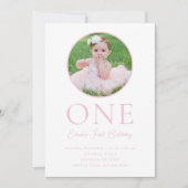 Invitation Sweet One Birthday  (Devant)