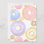 Invitation Sweet One, Fête Donut One (Dos)