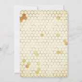 Invitation Sweet One Honey Bear 1er anniversaire (Dos)