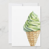 Invitation Sweet One Invitation, Ice Cream One Party (Dos)