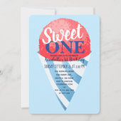 Invitation Sweet One Snow Cone Enfants Premier anniversaire (Devant)