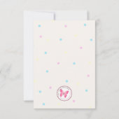 Invitation Sweet Owl Anniversaire (Dos)