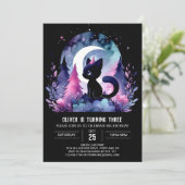 Invitation Sweet Pastel Chat Anniversaire (Debout devant)