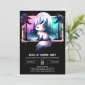 Invitation Sweet Pastel Wolf Anniversaire (Debout devant)