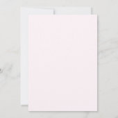 Invitation Sweet Peach 1er anniversaire (Dos)