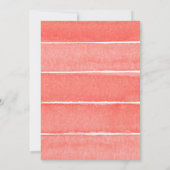 Invitation Sweet Peach 2e anniversaire (Dos)