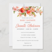 Invitation Sweet Peach Orchard Baby Shower (Devant)