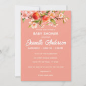 Invitation Sweet Peach Orchard Baby Shower (Devant)