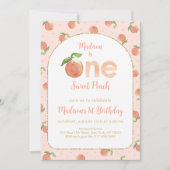 Invitation Sweet Peach Premier anniversaire (Devant)
