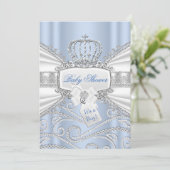 Invitation Sweet Petit Prince Diamond Baby shower garçon (Debout devant)