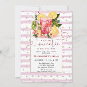 Invitation Sweet Pink Lemonade Baby Shower (Devant)