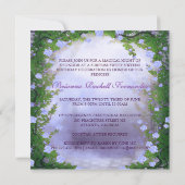Invitation Sweet pourpre 16 de princesse Carriage Enchanted (Dos)