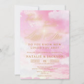 Invitation Sweet Rose & Or Twinkle Baby shower Little Star (Devant)