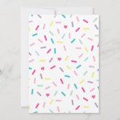 Invitation Sweet Sassy et Six Glaces Crème et Gâteau Annivers (Dos)