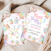 Invitation Sweet Sassy et TROIS Pastel Candy 3e anniversaire