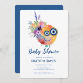 Invitation Sweet Save the Planet Baby shower (Devant / Derrière)
