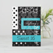 Invitation sweet sixteen (Debout devant)