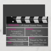 Invitation Sweet sixteen (Devant / Derrière)