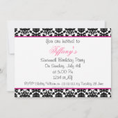 Invitation sweet sixteen (Dos)