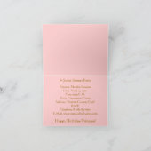 Invitation Sweet Sixteen (Intérieur)