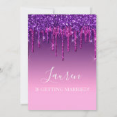 Invitation - Sweet sixteen à Parties scintillant v (Dos)