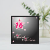 Invitation Sweet Sixteen-Customize (Debout devant)