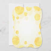 Invitation Sweet sixteen d'aquarelle moderne fête d'anniversa (Dos)