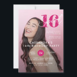Invitation Sweet sixteen de design de couverture de magazine<br><div class="desc">Revue Conception Sweet sixteen Anniversaire Invitation</div>