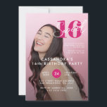 Invitation Sweet sixteen de design de couverture de magazine<br><div class="desc">Revue Conception Sweet sixteen Anniversaire Invitation</div>