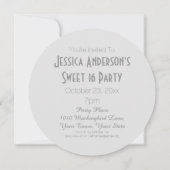 Invitation Sweet sixteen de l'album CD DVD (Dos)