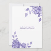 Invitation Sweet sixteen de robe de Parties scintillant moder (Dos)