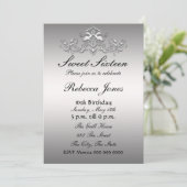 Invitation Sweet sixteen d'invitation 16 (Debout devant)