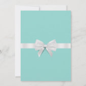 Invitation Sweet sixteen fête d'anniversaire (Dos)