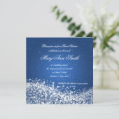 Invitation Sweet sixteen fête d'anniversaire Sparkling Wave B (Debout devant)